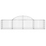 Gabion baskets 8 pcs arch shape iron 200x50x40/60 cm by vidaXL, Pots and planters - Ref: Foro24-3146263, Price: 432,18 €, Dis...