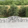 Gabion baskets 2 pcs arc shape iron 300x30x40/60 cm by vidaXL, Pots and planters - Ref: Foro24-3146467, Price: 124,70 €, Disc...