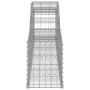 Gabion baskets 2 pcs arc shape iron 300x30x40/60 cm by vidaXL, Pots and planters - Ref: Foro24-3146467, Price: 124,70 €, Disc...