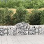 Gabion baskets 8 pcs arch shape iron 200x50x60/80 cm by vidaXL, Pots and planters - Ref: Foro24-3146284, Price: 490,51 €, Dis...