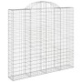 Gabion baskets 3 pcs arch shape iron 200x50x180/200 cm by vidaXL, Pots and planters - Ref: Foro24-3146405, Price: 406,00 €, D...