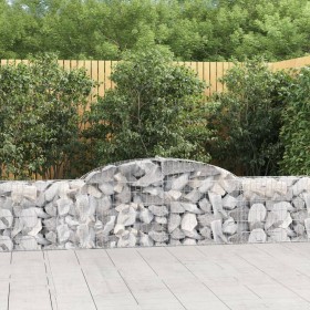 Gabion baskets 10 pcs arch shape iron 300x30x60/80 cm by vidaXL, Pots and planters - Ref: Foro24-3146493, Price: 762,99 €, Di...