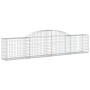 Gabion baskets 10 pcs arch shape iron 300x30x60/80 cm by vidaXL, Pots and planters - Ref: Foro24-3146493, Price: 763,56 €, Di...