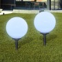 Lámparas de camino de jardín 2 uds LED 30 cm con pincho de vidaXL, Iluminación de exterior - Ref: Foro24-40865, Precio: 64,77...