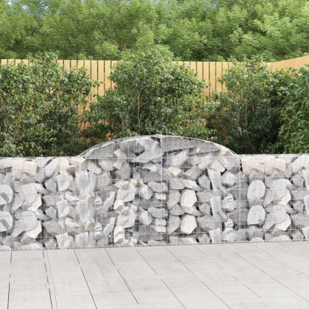 Gabion baskets 25 units, arched shape, iron, 300x30x80/100 cm by vidaXL, Pots and planters - Ref: Foro24-3146518, Price: 2,00...