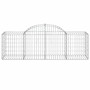 Gabion baskets 12 units arch shape iron 200x50x60/80 cm by vidaXL, Pots and planters - Ref: Foro24-3146288, Price: 734,74 €, ...