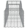 Gabion baskets 12 pcs arch shape iron 200x50x40/60 cm by vidaXL, Pots and planters - Ref: Foro24-3146267, Price: 604,87 €, Di...