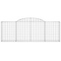 Gabion baskets 5 units, arched shape, iron, 300x30x100/120 cm by vidaXL, Pots and planters - Ref: Foro24-3146524, Price: 526,...