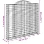 Gabion baskets 11 pcs arch shape iron 200x50x180/200 cm by vidaXL, Pots and planters - Ref: Foro24-3146413, Price: 1,00 €, Di...