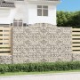 Gabion baskets 5 pcs arc shape iron 300x30x200/220 cm by vidaXL, Pots and planters - Ref: Foro24-3146614, Price: 1,00 €, Disc...