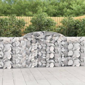 Gabion baskets 10 pcs iron arch shape 300x30x100/120 cm by vidaXL, Pots and planters - Ref: Foro24-3146529, Price: 1,00 €, Di...