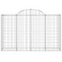 Gabion baskets 20 pcs arch shape iron 200x50x120/140 cm by vidaXL, Pots and planters - Ref: Foro24-3146356, Price: 1,00 €, Di...