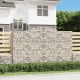 Gabion baskets 2 units, arched shape, iron, 300x30x180/200 cm by vidaXL, Pots and planters - Ref: Foro24-3146593, Price: 321,...