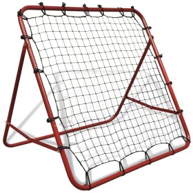 Verstellbares Rückprallnetz für Fußball 100 x 100 cm von vidaXL, Zubehör für Fußballtore - Ref: Foro24-90685, Preis: 38,99 €,...