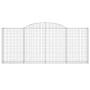 Gabion baskets 2 units, arched shape, iron, 300x50x120/140 cm by vidaXL, Pots and planters - Ref: Foro24-3146539, Price: 235,...