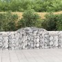 Gabion baskets 2 pcs arc shape iron 300x30x80/100 cm by vidaXL, Pots and planters - Ref: Foro24-3146503, Price: 176,51 €, Dis...