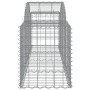 Gabion baskets 4 pcs arch shape iron 200x50x60/80 cm by vidaXL, Pots and planters - Ref: Foro24-3146280, Price: 235,20 €, Dis...