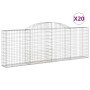 Gabionenkörbe 20 Stück Eisenbogenform 300x30x100/120 cm von vidaXL, Töpfe und Pflanzgefäße - Ref: Foro24-3146535, Preis: 2,00...