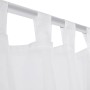 2 Cortinas blancas transparentes 140 x 225 cm de vidaXL, Cortinas y visillos - Ref: Foro24-130198, Precio: 21,43 €, Descuento: %