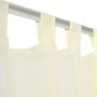 2 Cream-colored sheer curtains 140 x 175 cm by vidaXL, Curtains and curtains - Ref: Foro24-130200, Price: 21,33 €, Discount: %