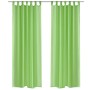 2 Cortinas verdes transparentes 140 x 175 cm de vidaXL, Cortinas y visillos - Ref: Foro24-130203, Precio: 21,08 €, Descuento: %