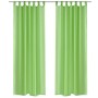 2 Cortinas verdes transparentes 140 x 225 cm de vidaXL, Cortinas y visillos - Ref: Foro24-130204, Precio: 19,64 €, Descuento: %