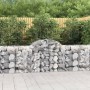 Gabion baskets 2 pcs arc shape iron 200x50x80/100 cm by vidaXL, Pots and planters - Ref: Foro24-3146299, Price: 142,19 €, Dis...