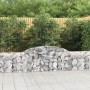 Gabion baskets 12 pcs arch shape iron 300x30x60/80 cm by vidaXL, Pots and planters - Ref: Foro24-3146495, Price: 890,43 €, Di...