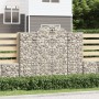 Gabion baskets 6 pcs arc shape iron 200x50x160/180 cm by vidaXL, Pots and planters - Ref: Foro24-3146387, Price: 720,05 €, Di...