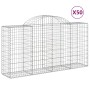 Gabion baskets 50 pcs arc shape iron 200x50x100/120cm by vidaXL, Pots and planters - Ref: Foro24-3146339, Price: 3,00 €, Disc...