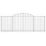 Gabion baskets 13 units, arched shape, iron, 300x30x100/120 cm. by vidaXL, Pots and planters - Ref: Foro24-3146532, Price: 1,...