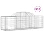 Gabion baskets 18 pcs arch shape iron 200x50x60/80 cm by vidaXL, Pots and planters - Ref: Foro24-3146292, Price: 1,00 €, Disc...