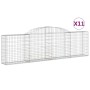 Gabionenkörbe 11 Stück Bogenform Eisen 300x30x80/100 cm von vidaXL, Töpfe und Pflanzgefäße - Ref: Foro24-3146512, Preis: 956,...