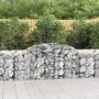 Gabion baskets 20 units, arched shape, iron, 300x50x80/100 cm by vidaXL, Pots and planters - Ref: Foro24-3146697, Price: 2,00...