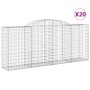 Wire mesh baskets 20 units, arched shape, iron, 300x50x120/140 cm by vidaXL, Pots and planters - Ref: Foro24-3146733, Price: ...