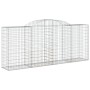 Wire mesh baskets 20 units, arched shape, iron, 300x50x120/140 cm by vidaXL, Pots and planters - Ref: Foro24-3146733, Price: ...