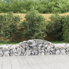 Gabion baskets 5 pcs arch shape iron 300x50x40/60 cm by vidaXL, Pots and planters - Ref: Foro24-3146650, Price: 404,99 €, Dis...