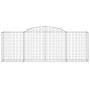 Gabion baskets 9 pcs arch shape iron 300x50x100/120 cm by vidaXL, Pots and planters - Ref: Foro24-3146708, Price: 1,00 €, Dis...