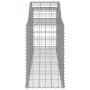 Gabion baskets 11 pcs arch shape iron 300x50x80/100 cm by vidaXL, Pots and planters - Ref: Foro24-3146692, Price: 1,00 €, Dis...