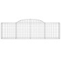 Gabion baskets 13 pcs arch shape iron 300x30x80/100 cm by vidaXL, Pots and planters - Ref: Foro24-3146514, Price: 1,00 €, Dis...