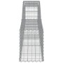 Gabion baskets 9 pcs arch shape iron 400x30x40/60 cm by vidaXL, Pots and planters - Ref: Foro24-3146834, Price: 739,96 €, Dis...