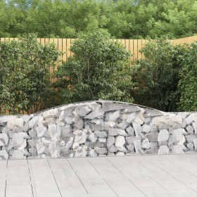 Gabion baskets 15 units, arched shape, iron, 400x30x60/80 cm by vidaXL, Pots and planters - Ref: Foro24-3146849, Price: 1,00 ...