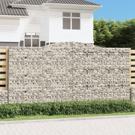 Gabion baskets 7 pcs arch shape iron 400x30x200/220 cm by vidaXL, Pots and planters - Ref: Foro24-3146936, Price: 1,00 €, Dis...