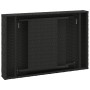 Mesa auxiliar plegable ratán sintético negro 60x40x38 cm de vidaXL, Mesas auxiliares - Ref: Foro24-319408, Precio: 45,34 €, D...