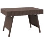 Brown synthetic rattan folding side table 60x40x38 cm by vidaXL, Side tables - Ref: Foro24-319409, Price: 49,43 €, Discount: %