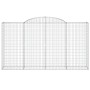 Gabion baskets 6 units arch shape iron 300x50x160/180 cm by vidaXL, Pots and planters - Ref: Foro24-3146759, Price: 1,00 €, D...