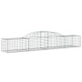 Gabion baskets 15 pcs arch shape iron 300x50x40/60 cm by vidaXL, Pots and planters - Ref: Foro24-3146659, Price: 1,00 €, Disc...