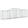 Gabion baskets 7 units arch shape iron 300x50x80/100 cm by vidaXL, Pots and planters - Ref: Foro24-3146688, Price: 768,42 €, ...