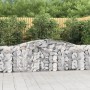 Gabion baskets 10 units, arched shape, iron, 400x30x80/100 cm by vidaXL, Pots and planters - Ref: Foro24-3146861, Price: 1,00...