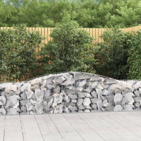 Gabion baskets 20 pcs arc shape iron 400x50x60/80 cm by vidaXL, Pots and planters - Ref: Foro24-3146980, Price: 2,00 €, Disco...